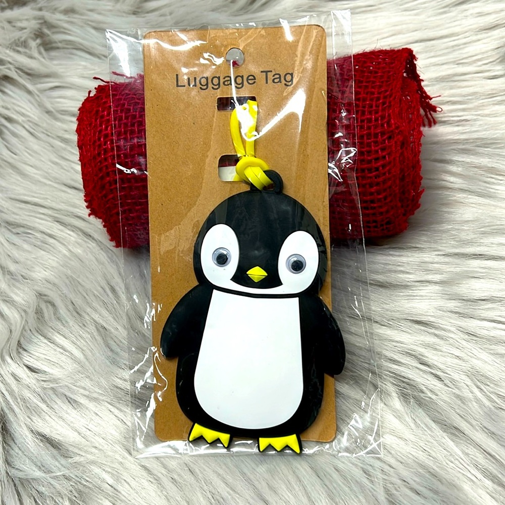 Penguin Luggage Tag